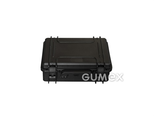 Vodotěsný kufr MAX, výška 464mm (426mm), šířka 366mm (290mm), hloubka 176mm (159mm), IP67, PP, bez výplně, černý